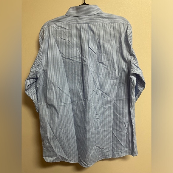 Brooks Brothers Regent Button Down Shirt Men 16 1/2 - 4/5 Blue Stripe - Picture 2 of 4